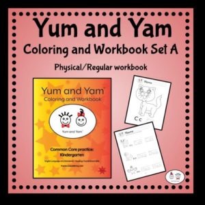 Yum-and-Yam-Coloring-and-Workbook-Set-A-Physical-Regular-books